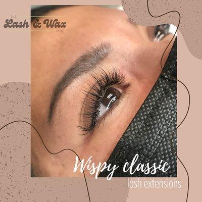 Classic lash extensions