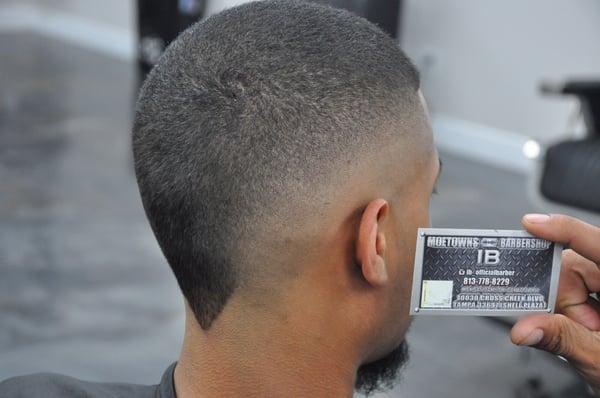 Low bald faded Mohawk by IB