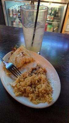 Steak Quesadilla & Top shelf Margarita