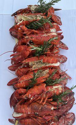 Steamed Lobsters