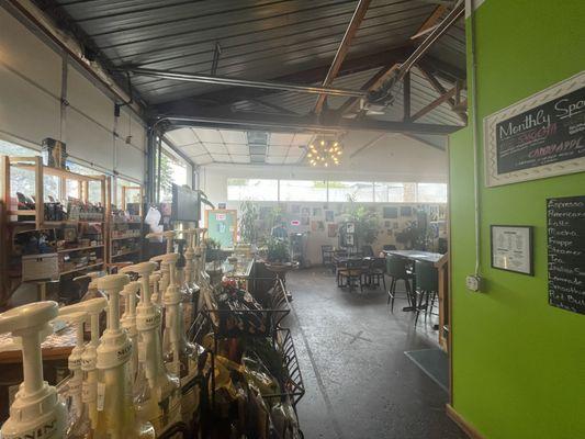 Interior of our original Olympia Eastside attached cafe