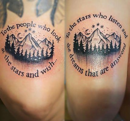 Matching tattoos with my sister based on one of our favourite books