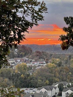 The most amazing sunset over Radford