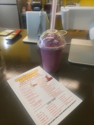 Four berry blend with beets....and it is amazing.