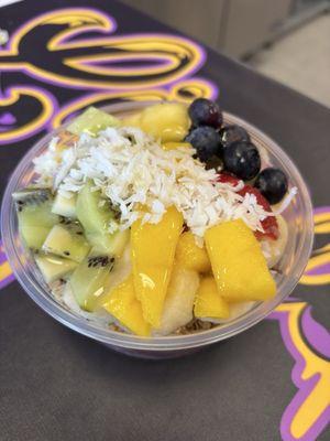 Acai bowl with toppings of choice!