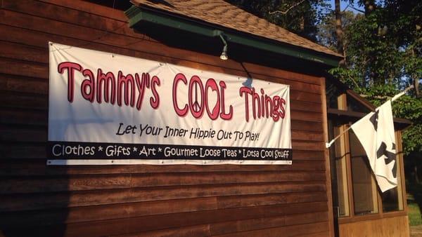 How could you not stop by this hippie shack? Right off the highway, it's worth the stop!