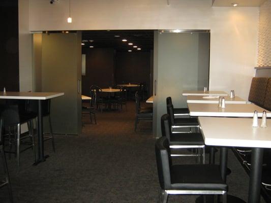 Madison Room is a private room seating up to 60 guest.