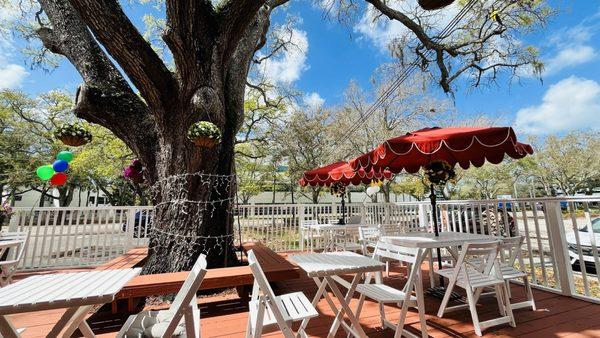 Outside patio