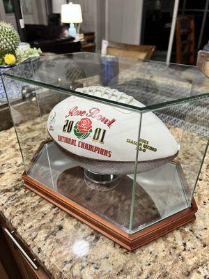 2001 Rose Bowl football.