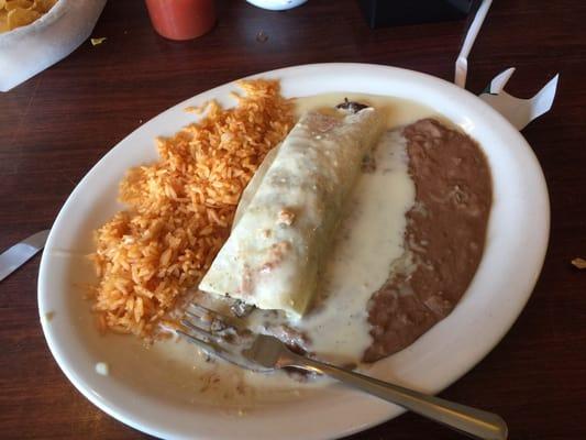 Carne Asada burrito.