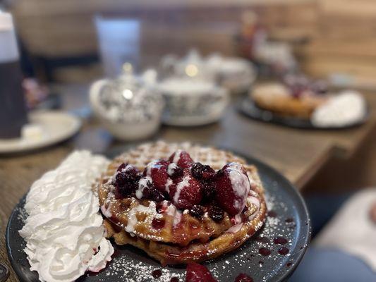 Gf and vegan waffle