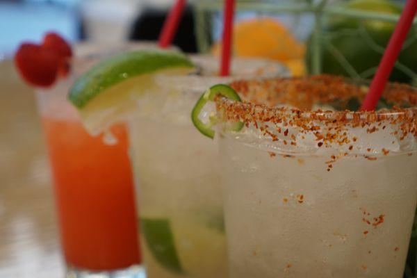 Full Happy Hour rocks, with world famous fresh Margaritas, on the rocks or frozen and Micheladas!