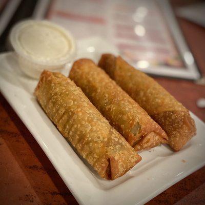 Boudin Egg Rolls