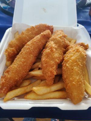 #5 fried fish and fries. Yum!