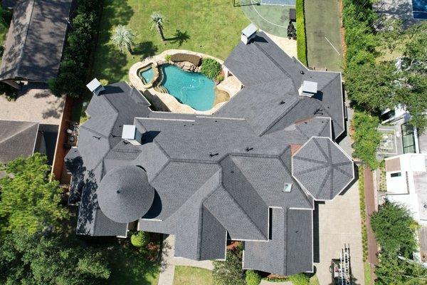 New Roof Installation, Architectual Shingles