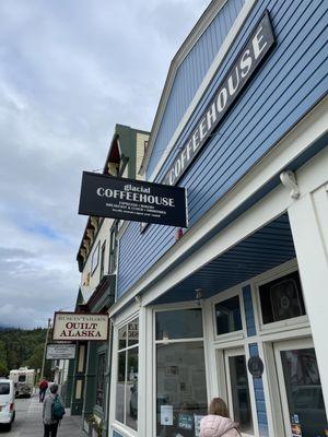 A Welcome Sign In Skagway today!