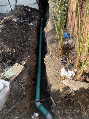 Sewer installation