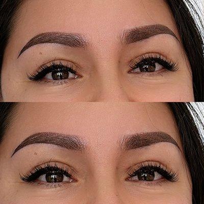 Ombré eyebrows