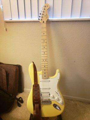 Brand new Fender player strat set up perfectly by Moze Guitars.