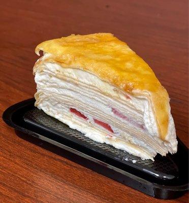 Strawberry classic crepe cake