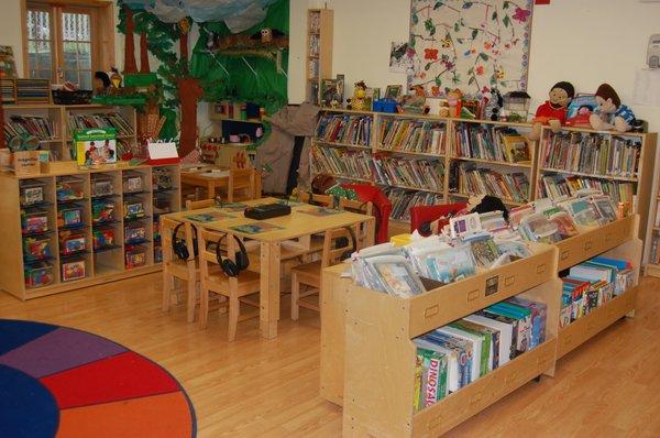 Reading area in the library