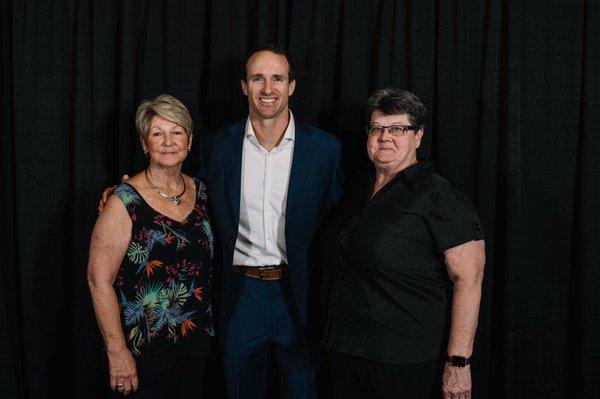 Deb & Wanda with Drew Breese