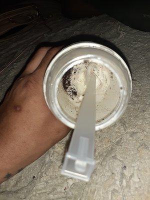 I order a large Oreo Mcflurry ,they gave me a regular size