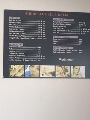 Price list