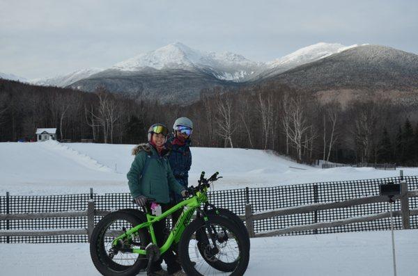 Try fatbiking! Rentals available. Always check for conditions on our Snow Report.