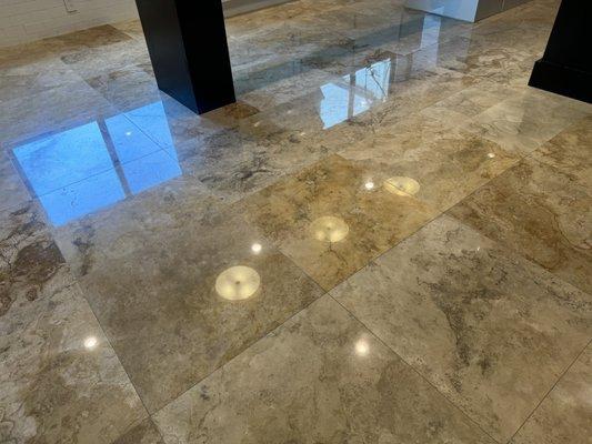 Get your marble floor done today! 
Free Estimate 
20%