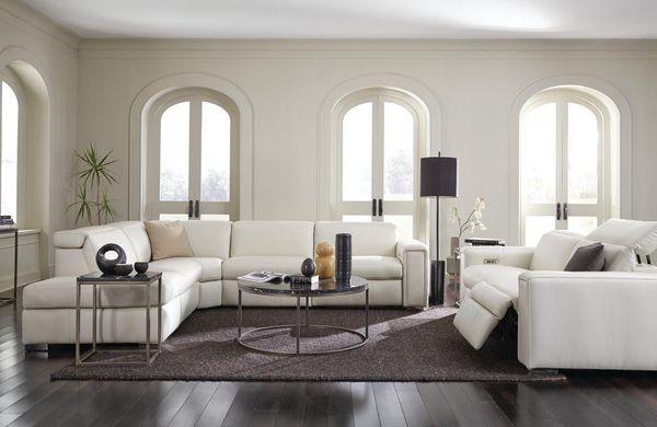 Contemporary Modern Sofa and Motion Sectional Couch Motion Head Rest