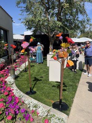 A booth at the La Quinta Art Celebration 2024