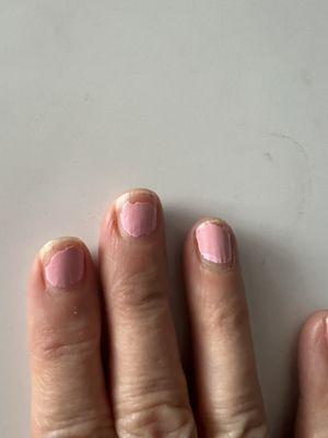 Chipped polish