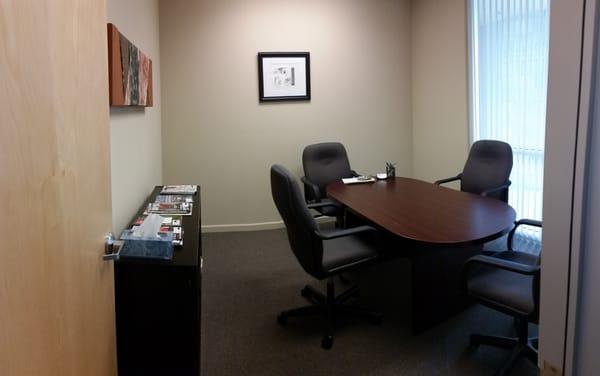 Our conference room is ready for your free consultation with our attorney.