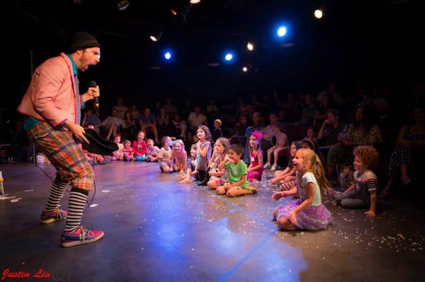 Family clown show for kids