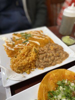 Steak enchiladas