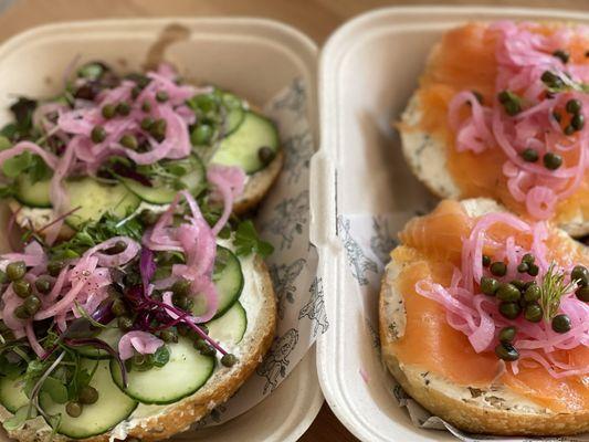 English Breakfast & Lox in a Box