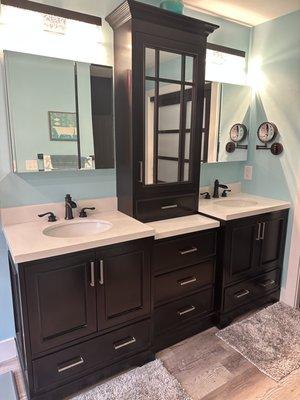 Master Bath Furniture Style Vanity