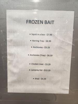 Bait menu 11-29-24