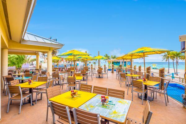 Outside Deck with ocean view