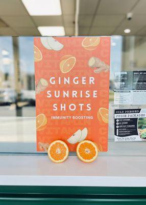 Immunity boosting
Ginger Shots.