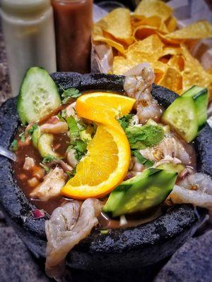 Another EPIC Molcajete Sinaloa!