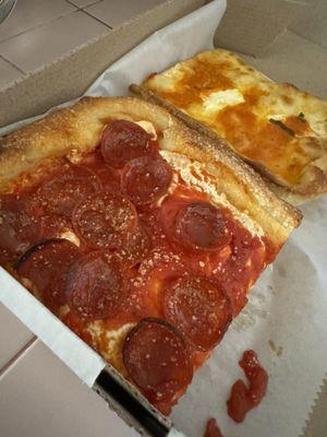 Hot Honey Slice & Grandma Vodka Pizza