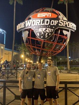 Fantastic CSA Coaches @ Disney College Showcase- Orlando 2018 !                       Tim Balatsoukas, Jimmy Romano, and Martin Khoshaba