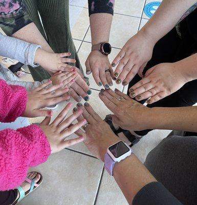 Family Mani-Pedis