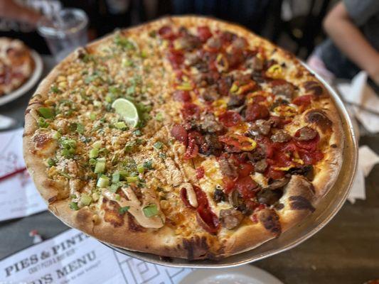 Street Corn & Classic pizza.