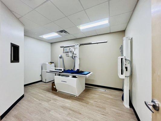 Exam room for X-rays, physicals and urgent care at AFC Urgent Care in Torrance, CA