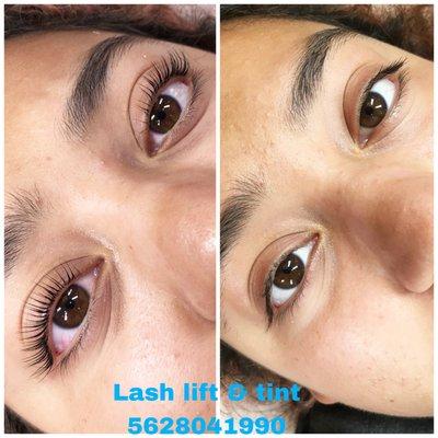 Lash lift & tint