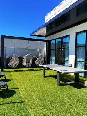 Outdoor Rooftop Lounge and Green-space