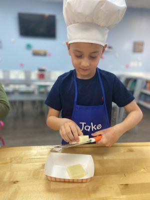 My son hates Mac and cheese and he tried it in class and now loves it!